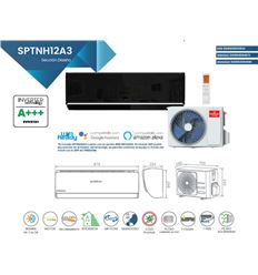 AA SPLIT INFINITON SPTNH12A3 NEGRO WIFI A+++ - SPTNH12A3