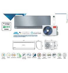 AA SPLIT INFINITON SPTSM12A3 4.2KW PLATA A+++ - SPTSM12A3