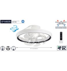 VENTILADOR TECHO BOX FAN ORBEGOZO CP149035 33CM MD - CP149035