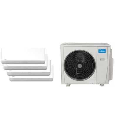 A.A. SPLIT 4X1 MIDEA BREEZELESS (09)X2 (12)X2 A++ - 13950405