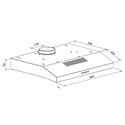 CAMPANA CORBERO 60 IVORI622W 192,7M3/H C - IVORI622W-1