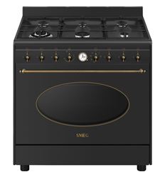 COCINA SMEG CO96GMA9 90X60CM 6F. COLONIAL ANTRACIT - CO90GMAN2