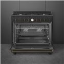 COCINA SMEG CO96GMA9 90X60CM 6F. COLONIAL ANTRACIT - CO90GMAN2-1