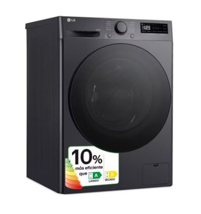 LAVADORA SECADORA LG F4DR6009AGM 9/6KG 1400RPM D/A - F4DR6009AGM
