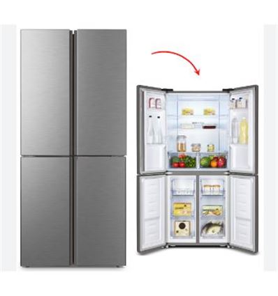 SIDE BY SIDE HISENSE RS677N4WCD NF 179X91 INOX D - RS677N4WCD