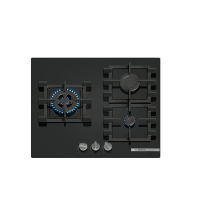 ENCIMERA BOSCH PNC6B6K40 60CM VIDRIO NEGRO 3 ZONAS - PNC6B6K40
