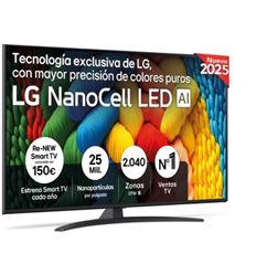 LED LG 86 86NANO81A6A 4K SMART TV HDR10 PRO F - 86NANO81A6A