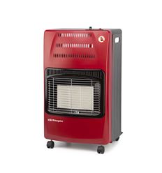 ESTUFA GAS ORBEGOZO HCE62 ROJA CERAMICA PLEGABLE - HCE62