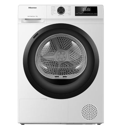 SECADORA HISENSE DHQE800BW2 8KG B.CALOR A++ - DHQE800BW2