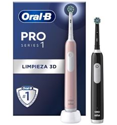 CEPILLO DENTAL ORALB PRO 1 DUO PINK/BLACK (2xEB50) - 000502400124