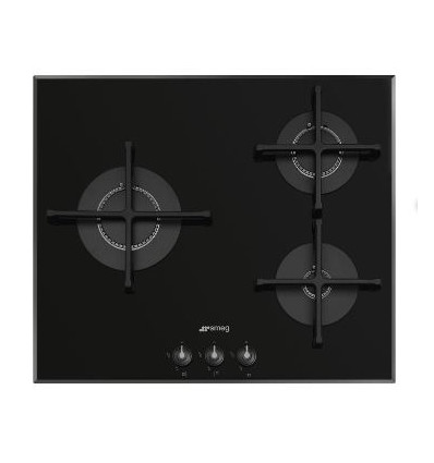 PLACA GAS SMEG PV163B3 60CM 3 ZONAS...