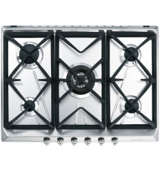 PLACA GAS SMEG SRV576GH5 5F 70CM INOX