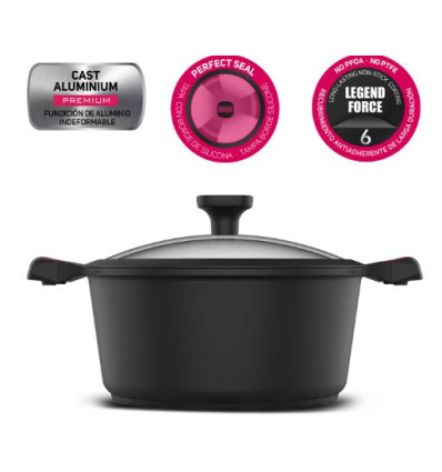 CAZUELA TAURUS KCK3020 20CM ALUMINIO...