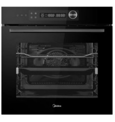 Horno pirolítico multifunción Midea MBO7NP30E4BK con Air Fry clase A++ en negro