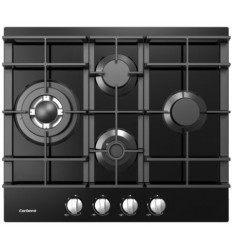 Encimera de gas Corbero CPCGM4F4126N 4 fuegos en cristal negro sin mandos