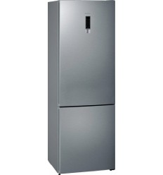 Frigorífico combi Siemens KG49NVXCG de gran capacidad con acabado inox