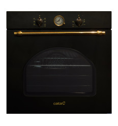 Horno pirolítico Cata MRA 7108 BK multifunción color negro clase A