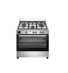 Cocina Corbero CCSF9422X de 90x60 cm con 4 fuegos en acero inoxidable