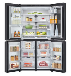 Frigorífico americano LG GMG961EVKE side by side 179x91 cm clase E color negro