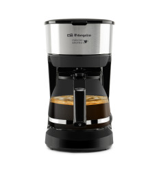 Cafetera de goteo Orbegozo CG4506 6 tazas negra e inox
