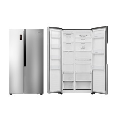 Frigorífico americano Edesa ESS-1832 NF EX/A side by side 179x91 cm inox