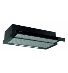 Campana telescópica Cata TFH 7430 GBK de 70 cm en acabado negro