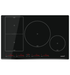 Placa de inducción Cata INSB 8021 BK de 80 cm con 4 zonas de cocción en color negro