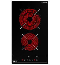 Vitrocerámica modular Teka TBC32010TTC de 30 cm con 2 zonas de cocción