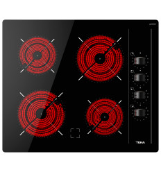 Vitrocerámica Teka TBC64000XFL 4 zonas en cristal negro