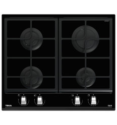 Encimera Teka GZC64300XBN 4F natural cristal negro