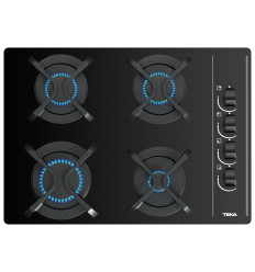 Encimera de gas Teka GBC64003KBA 4 fuegos 60 cm con cristal negro