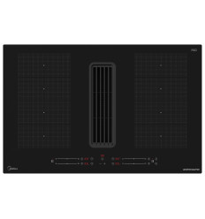 Placa de inducción Midea MIH740Y078B 80 cm multizona flexinducción 7400 W y 630 m³/h