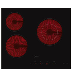Vitrocerámica Midea MCH520T239K0 60 cm 3 zonas 5200 W
