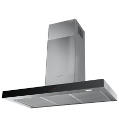 Campana extractora Mepamsa stilo NEO 90 inox+cristal negro B