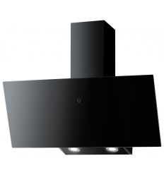 Campana extractora Mepamsa cuadro 90 negra 90 cm