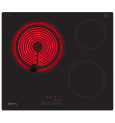 Vitrocerámica Balay 3EB715ER de 60 cm con 3 zonas de cocción en color negro