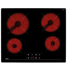 Vitrocerámica Teka TZ6415 de 4 zonas con bisel