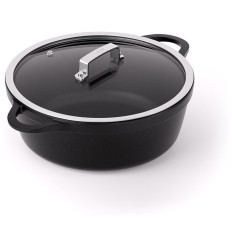 Cazuela alta Valira Black Induction 28 cm apta para inducción