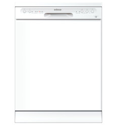 Lavavajillas Edesa EDW-6120 WH de 60 cm en color blanco clase energética E