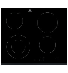 Vitrocerámica Electrolux EHF6241FOK 4 fuegos 60 cm en negro
