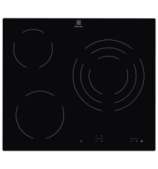 Vitrocerámica Electrolux EHF6232IOK de 3 zonas de cocción