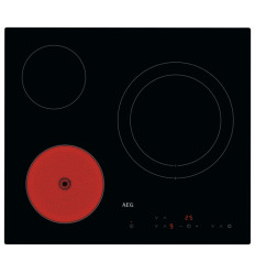 Vitrocerámica AEG HRB63321CK 60 cm 5700 W 3 zonas