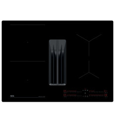 Placa de inducción AEG TCH74B01FB integrada con campana
