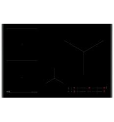 Placa de inducción AEG TO84IU0FFB 78 cm 4ZONAS 7200 W