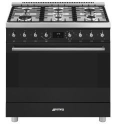 Cocina de gas Smeg C9GMMB2 90 cm 6 zonas inox