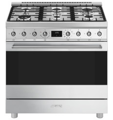 Cocina Smeg C9GMX2 de gas 90 x 60 cm inox A