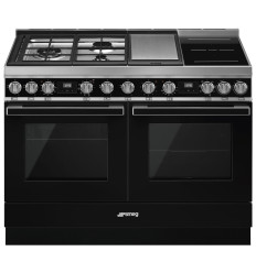 Cocina mixta Smeg CPF120IGMPBL 120 x 60 cm negro A+