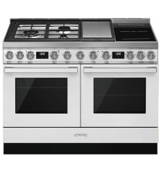 Cocina mixta Smeg CPF120IGMPWH 120 x 60 cm blanco A+
