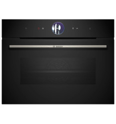 Horno de vapor Bosch CSG7361B1 de 60x45 cm en color negro y clase energética A+