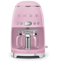 Cafetera de goteo Smeg DCF02PKEU de 1,25 litros en color rosa